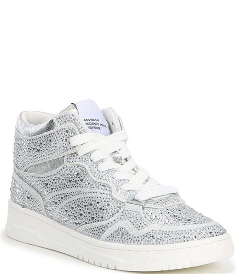 steve madden rhinestone high tops.